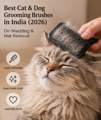 Best Cat & Dog Grooming Brushes in India (2026) — De-Shedding & Mat Removal