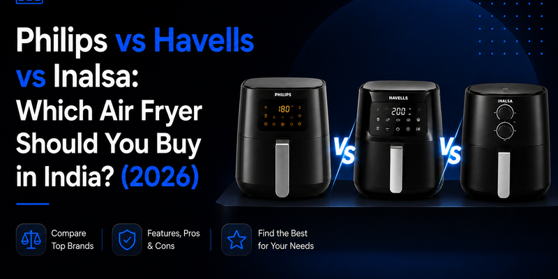 Philips vs Havells vs Inalsa: Which Air Fryer Should You Buy in India? (2026)