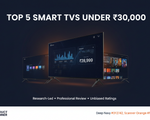Top 5 Smart TVs Under ₹30,000 in India (2026)