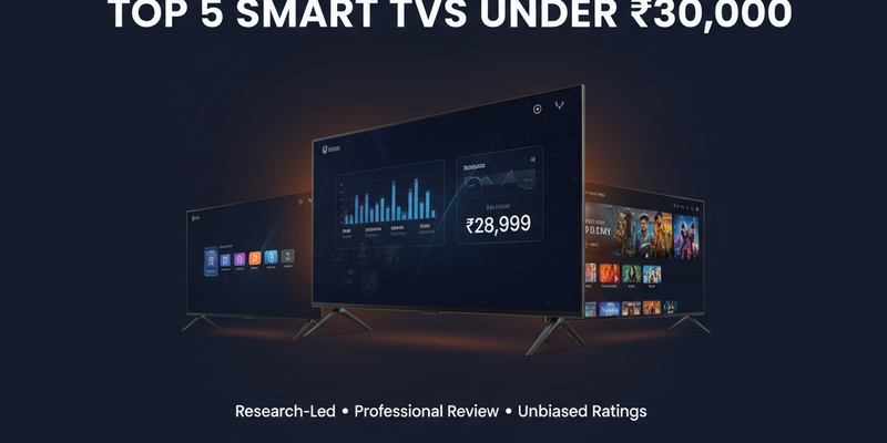 Top 5 Smart TVs Under ₹30,000 in India (2026)