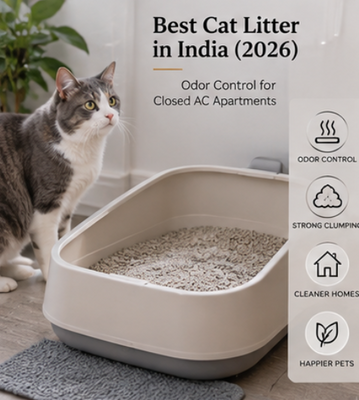 Best Cat Litter in India (2026) — Odor Control for Closed AC Apartments