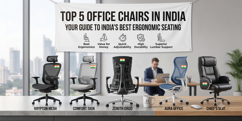 What Reddit Actually Recommends: 5 Best Office Chairs Under ₹15,000 in India